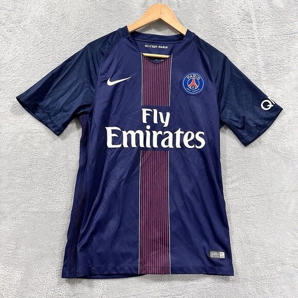 Paris Saint-Germain Jersey S Home Football Soccer 2016 - 2017 Nike‎ 776929-410